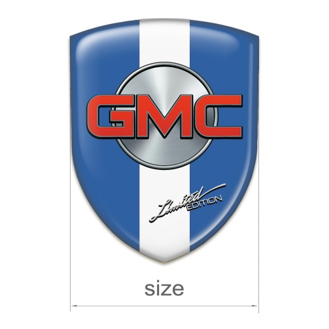 GMC  Car Accessories Badge Blue with White Band Type 
