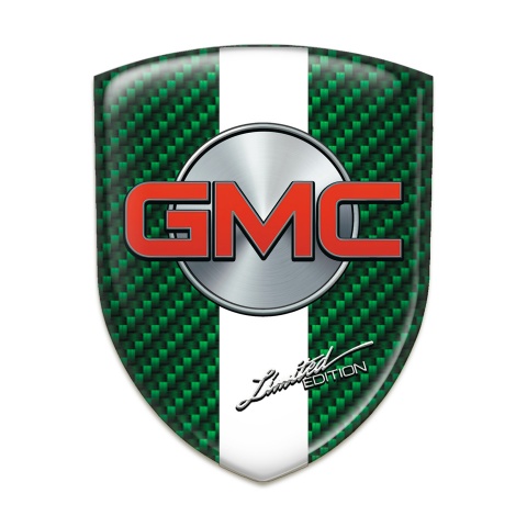 GMC Tuning Emblem Green Carbon White Band Type 