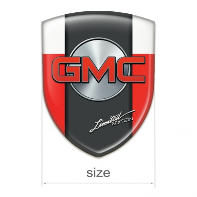 GMC Emblem Exterior Red White Pattern limited Edition Style 
