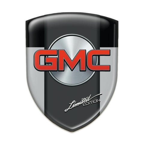 GMC Auto Emblem Grey Black Pattern 