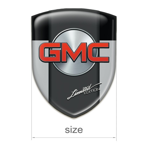 GMC Auto Emblem Grey Black Pattern 