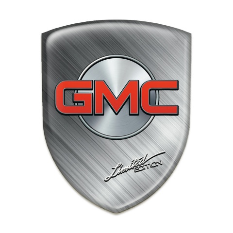 GMC Resin Sticker Polished Metal Effect Design 