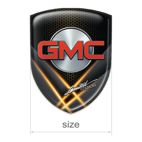 GMC Car Accessories Badge Orange Lights Effect Design 