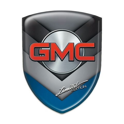GMC Car Interior Badge Multicolored V Shape Elements Design 