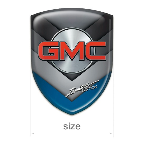 GMC Car Interior Badge Multicolored V Shape Elements Design 