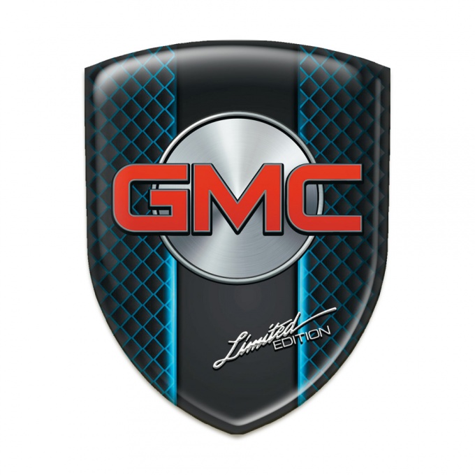 GMC Tuning Emblem Neon Grid effect Design 