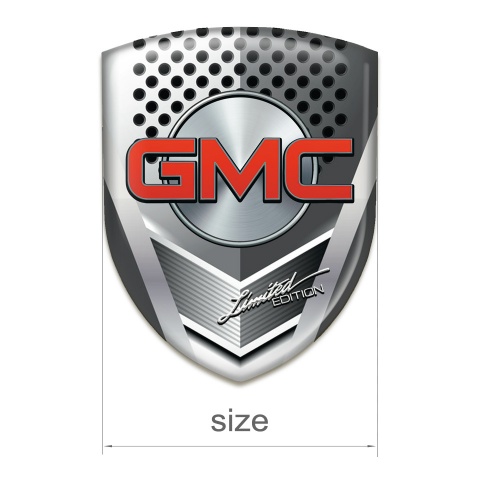 GMC Self Adhesive Car logo Emblem 3D Metal Design 