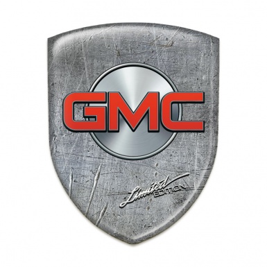 GMC Self Adhesive Emblem Logo Stone Plate Design 