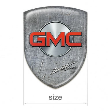 GMC Self Adhesive Emblem Logo Stone Plate Design 