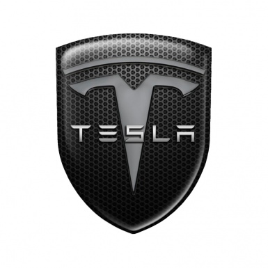 Tesla Emblem Silicone Shield Black Artwork Edition