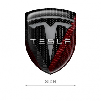 Tesla Emblem Silicone Shield Line Artwork Edition