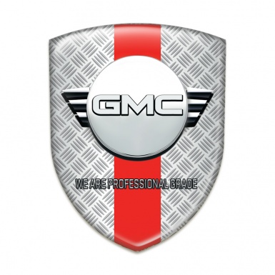 GMC Silicone Emblem Mesh Effect with Red Band Edition 