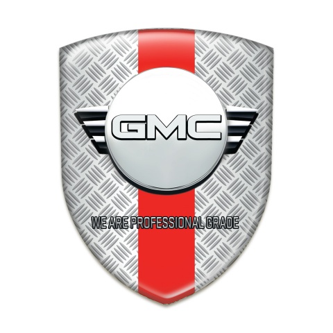 GMC Silicone Emblem Mesh Effect with Red Band Edition 