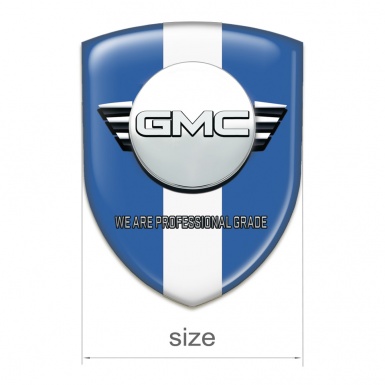 GMC Tuning Badge  Blue with White Ribbon Version 