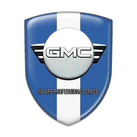 GMC Tuning Badge  Blue with White Ribbon Version 