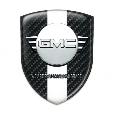 GMC Tuning Emblem Black Fibers with White Ribbon Version 
