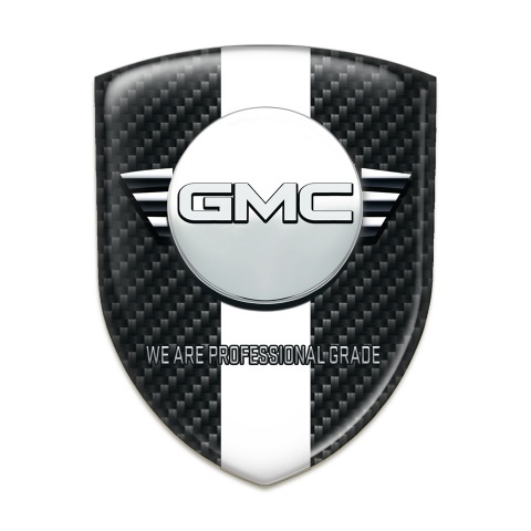 GMC Tuning Emblem Black Fibers with White Ribbon Version 