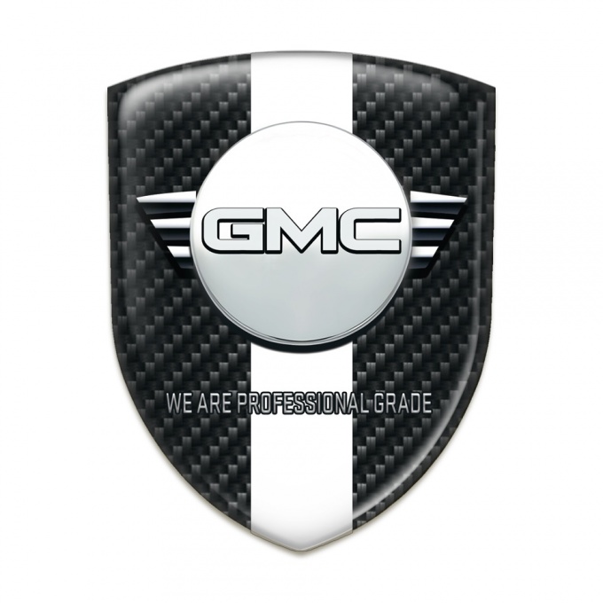 GMC Tuning Emblem Black Fibers with White Ribbon Version 