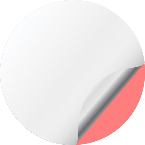 Audi Wheel Emblems for Center Caps Red Edition