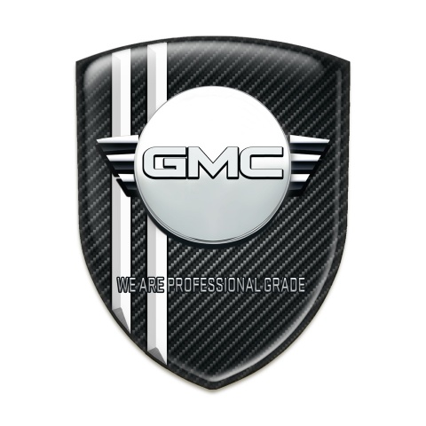 GMC Tuning Badge Black Fibers with White Stripes Variant 