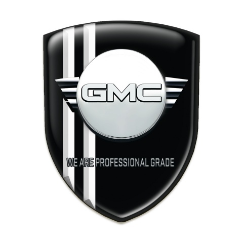GMC Emblem Interior Black With White Stripes Edition 