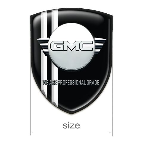 GMC Emblem Interior Black With White Stripes Edition 