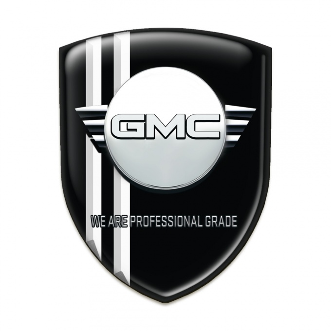 GMC Emblem Interior Black With White Stripes Edition 