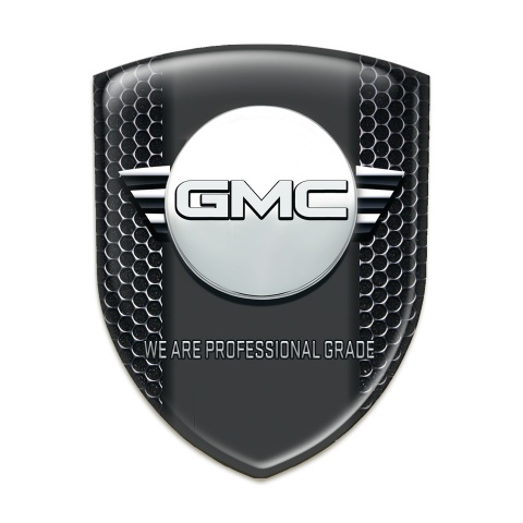 GMC Tuning Badge Perforated Steel with Graphite Panel Design 