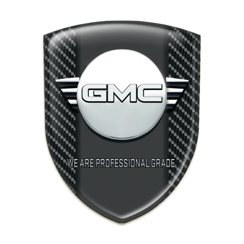 GMC Car Accessories Badge Black Carbon with graphite Panel Design 