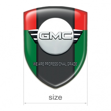 GMC Auto Emblem Green Red Style 
