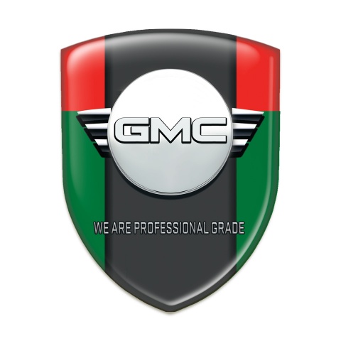 GMC Auto Emblem Green Red Style 