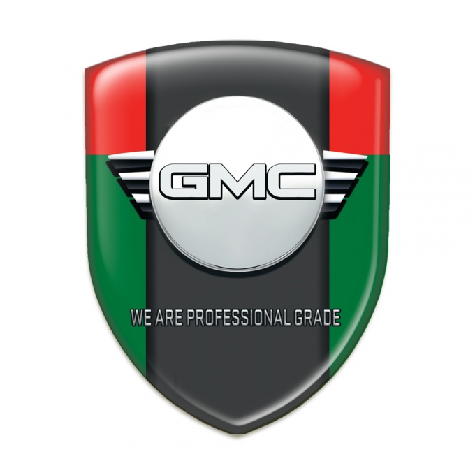 GMC Auto Emblem Green Red Style 