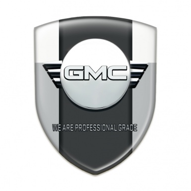 GMC Tuning Emblem Grey White Style 