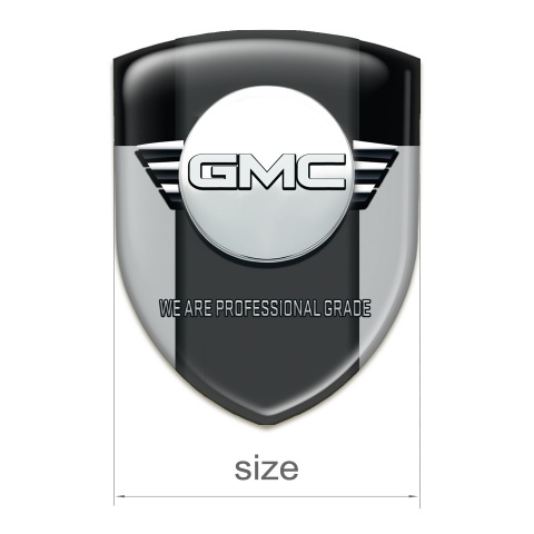 GMC Emblem Interior Grey Black Type 