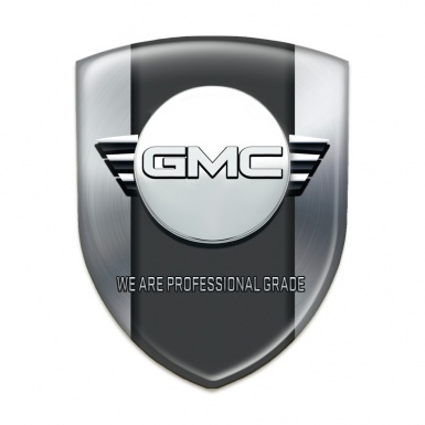 GMC Car Accessories Badge Silver Edition 