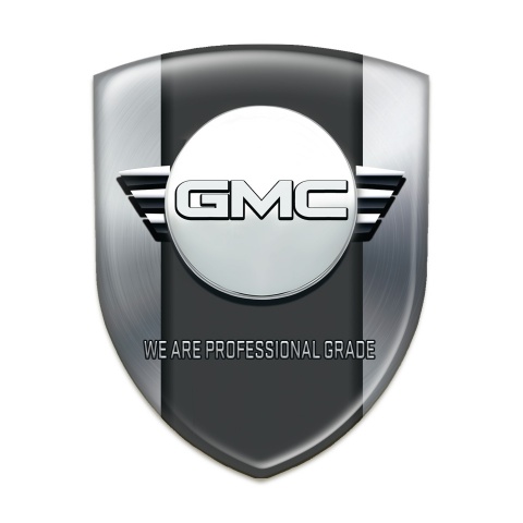 GMC Car Accessories Badge Silver Edition 