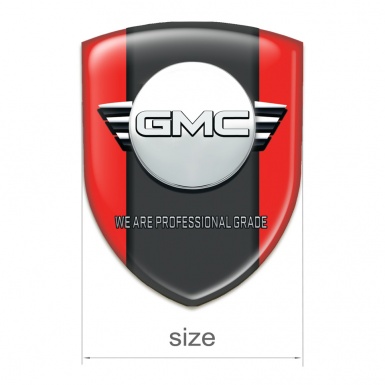 GMC Car Interior Badge Racing Edition Red Style 