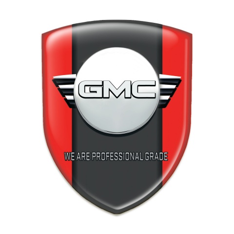 GMC Car Interior Badge Racing Edition Red Style 