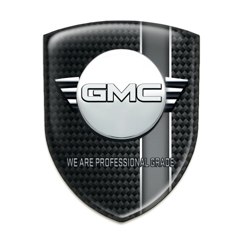 GMC Tuning Emblem Black with Grey Band Decoration 