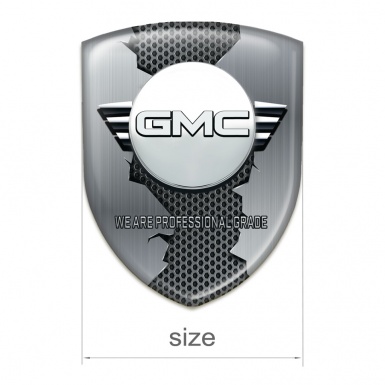 GMC Domed Emblem Torn Metal Decoration 