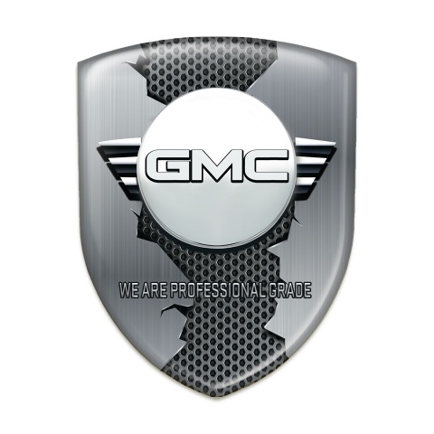 GMC Domed Emblem Torn Metal Decoration 