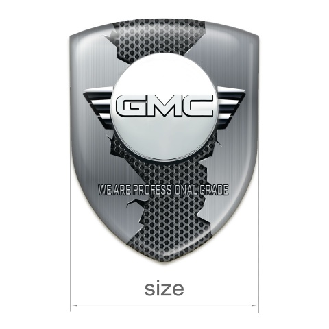 GMC Domed Emblem Torn Metal Decoration 