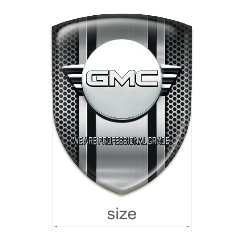 GMC Emblem Interior Metal Mesh Decoration 