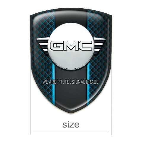 GMC Car Accessories Badge High End Neon Grid design 