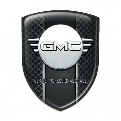 GMC Self Adhesive Car logo Emblem Dark Grid model 