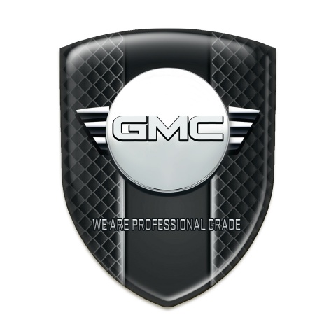 GMC Self Adhesive Car logo Emblem Dark Grid model 