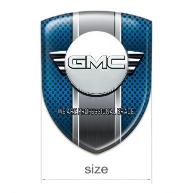 GMC Silicone Shield Blue Mesh with Metal Plank Effect 