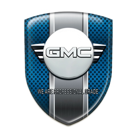GMC Silicone Shield Blue Mesh with Metal Plank Effect 