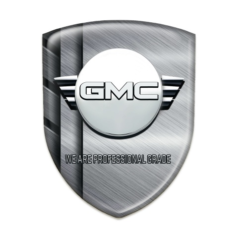 GMC Car Accessories Badge Polished Slabs Effect 