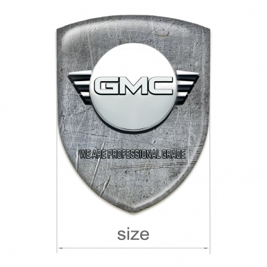 GMC Self Adhesive Car logo Emblem Stone Effect Decoration 